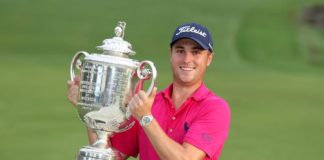 Golfist Justin Thomas Training for PGA Tour Win