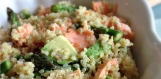 Recette: Comment faire une salade de quinoa au saumon avec une vinaigrette au citron au miel