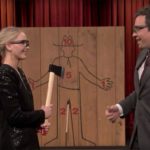 Regarder: Jennifer Lawrence prend Jimmy Fallon dans Axe-throwing Competition